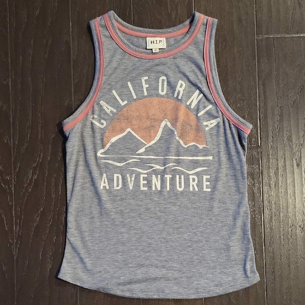h.i.p. Gray Adventure Tank with Mauve Trim